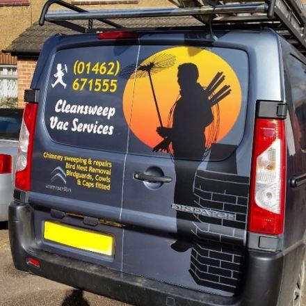 Chimney Sweeping Van