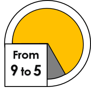 Book the sweep to arrive between 9am and 5pm